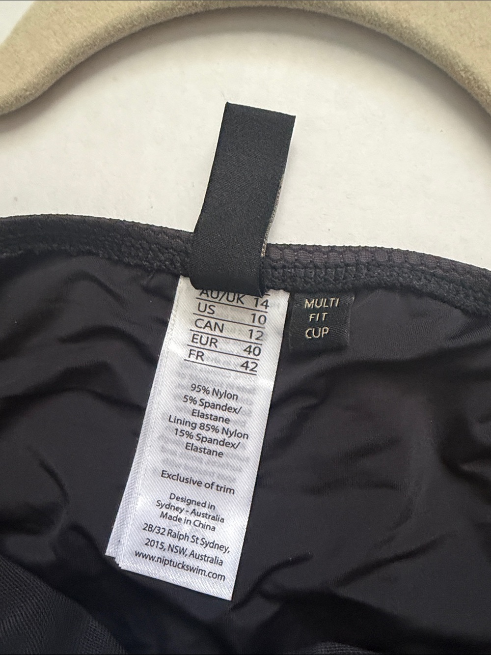 Nip/Tuck Black Bustier One-Piece Swimsuit size 10 - Picture 5 of 7